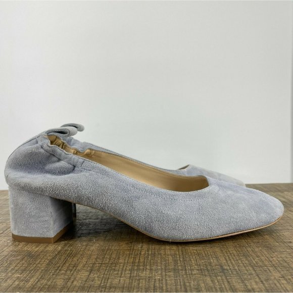 Everlane Shoes - Everlane Women's Sandals 2" Block Heels Blue Size 7 Slip-on Round Toe Closed Toe